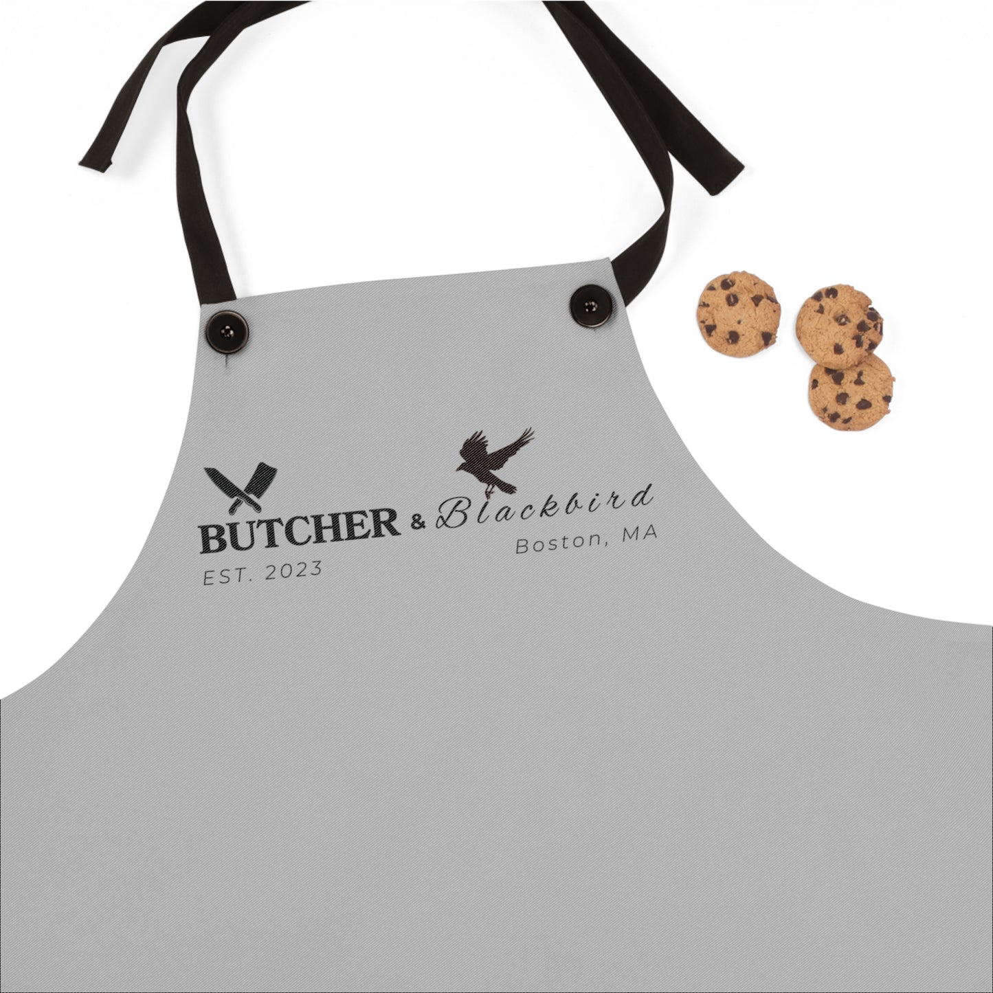 Butcher and Blackbird Bookish Apron, Fictional Restaurant Inspired, Literary Chef Gift, Novel Reader Kitchen Decor