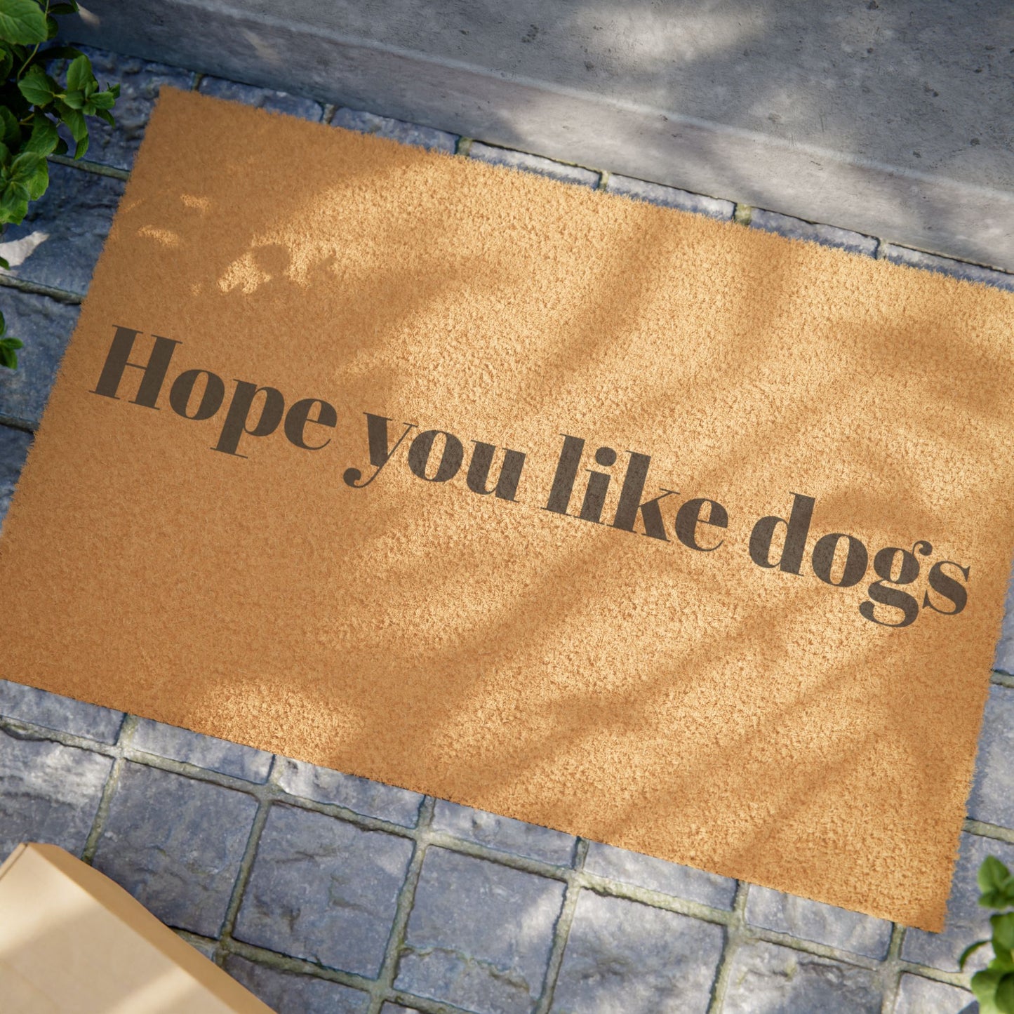 Hope You Like Dogs Doormat, Pet Lover Welcome Mat, Funny Home Decor, Dog Themed Gift, Animal Lover Housewarming Idea