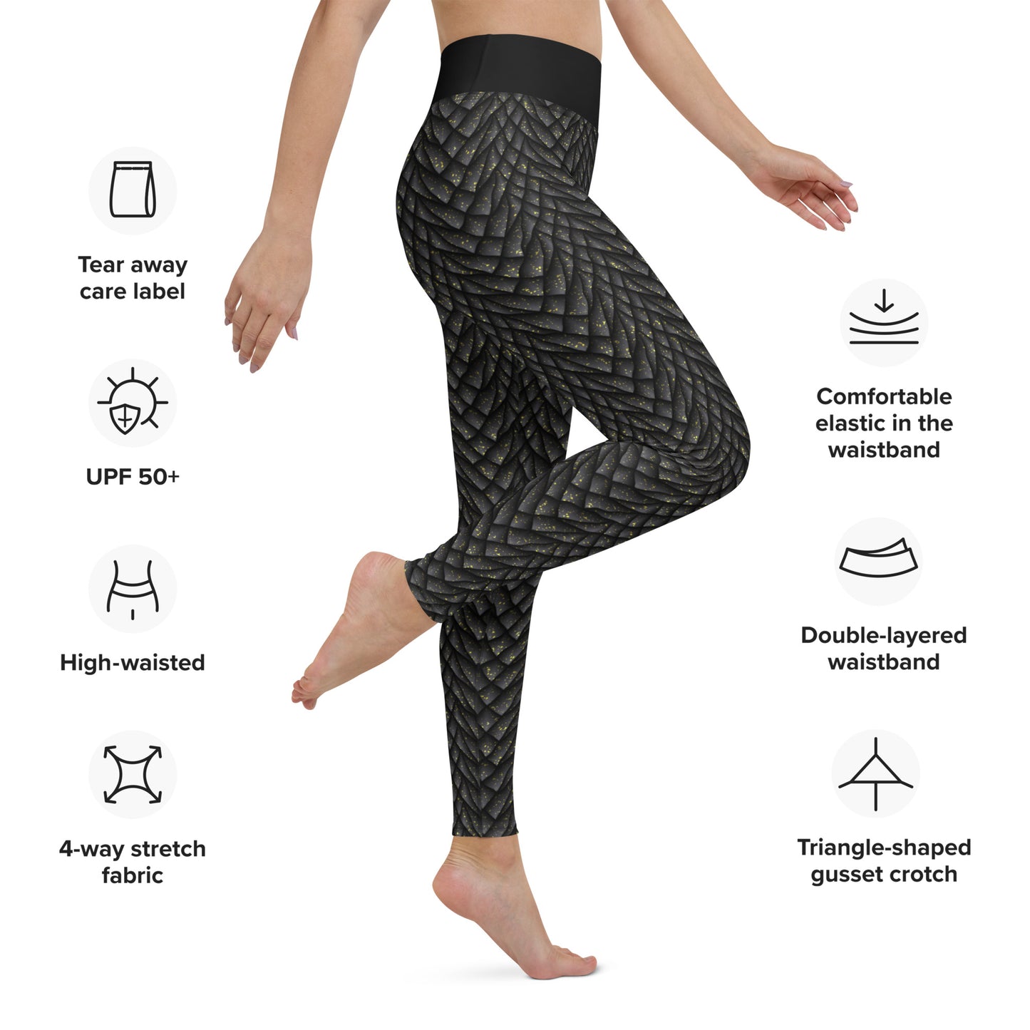 Dragon Scales Yoga Leggings